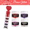 Valentine's Day Collection Edible Glitter Beverage Heart Gift Pack (4PC Set)